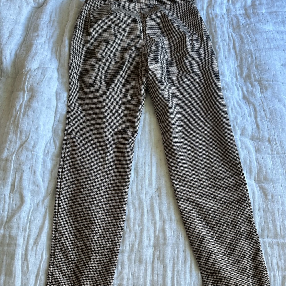 Zara Women's Brown Checkered Pants